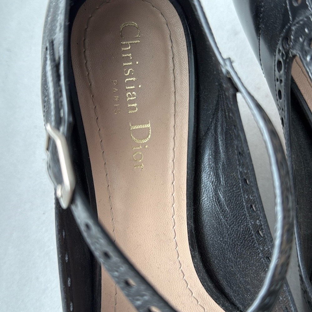 Dior black 40 /10 size authentic 100% - Picture 3 of 8